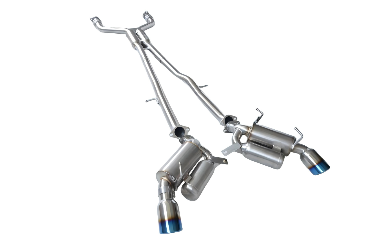 2006 Nissan 350Z 3.5L Stainless Steel Catback Exhaust System Non-Valved Mid Rear Exhaust