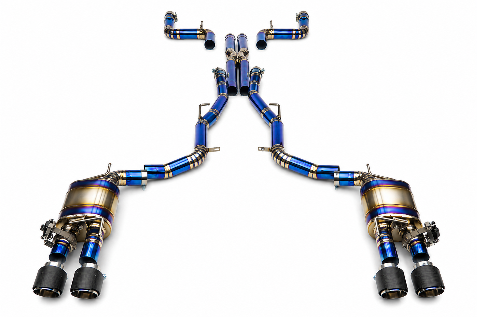 2021 Maserati Ghibli 3.0T Titanium Valved Catback Exhaust System High Performance Mid Rear Exhaust