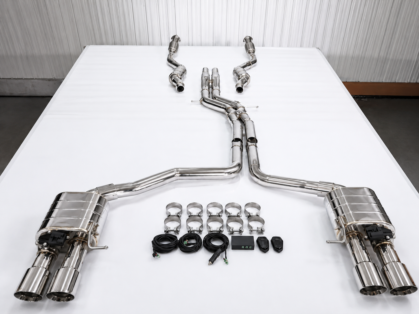 2012-2018 Audi A6 C7 3.0T SS304 Valved Catback Exhaust System