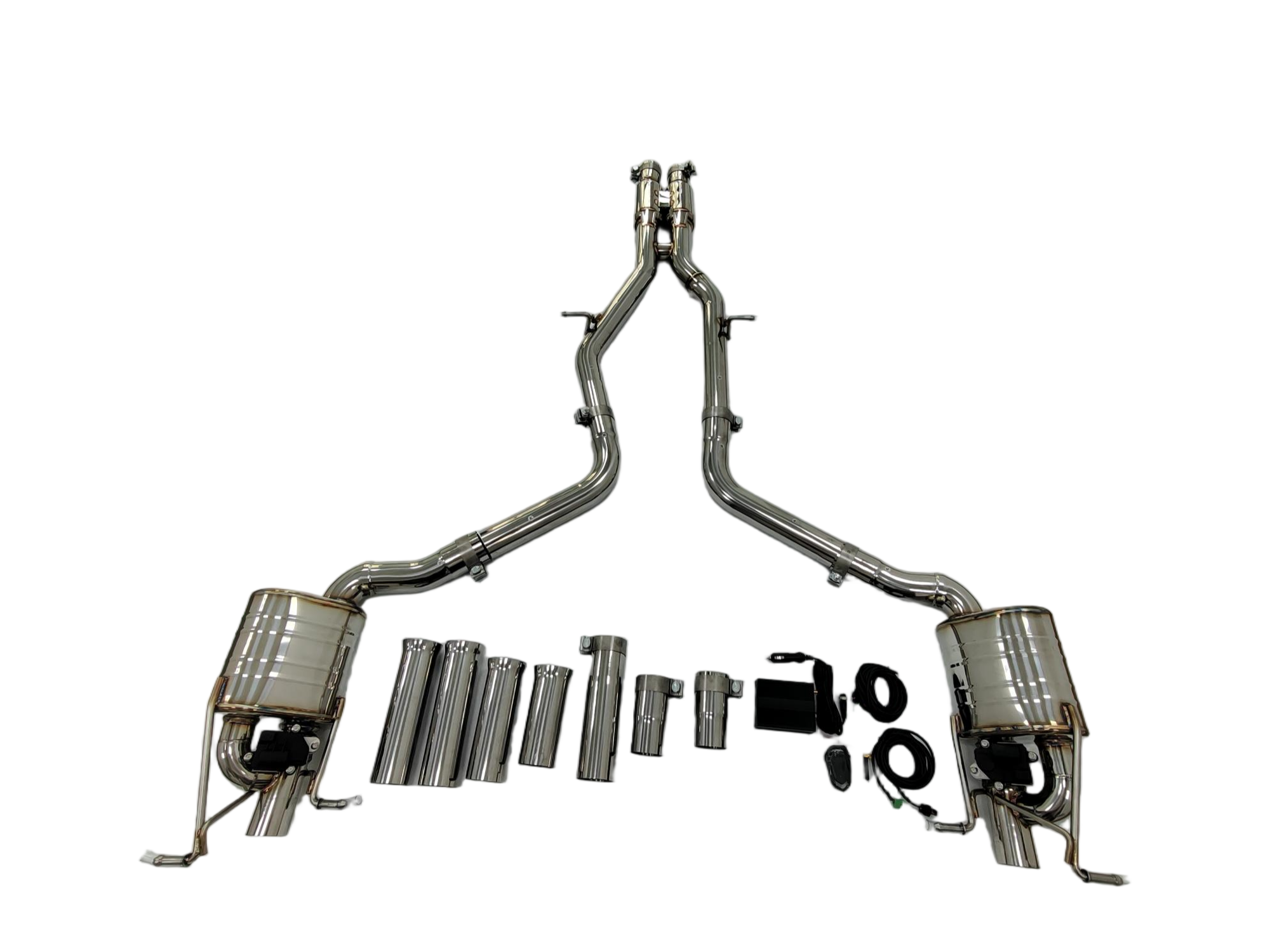 Mercedes-Benz E63 AMG W212 5.5T 2014 SS304 Valved Catback Exhaust System