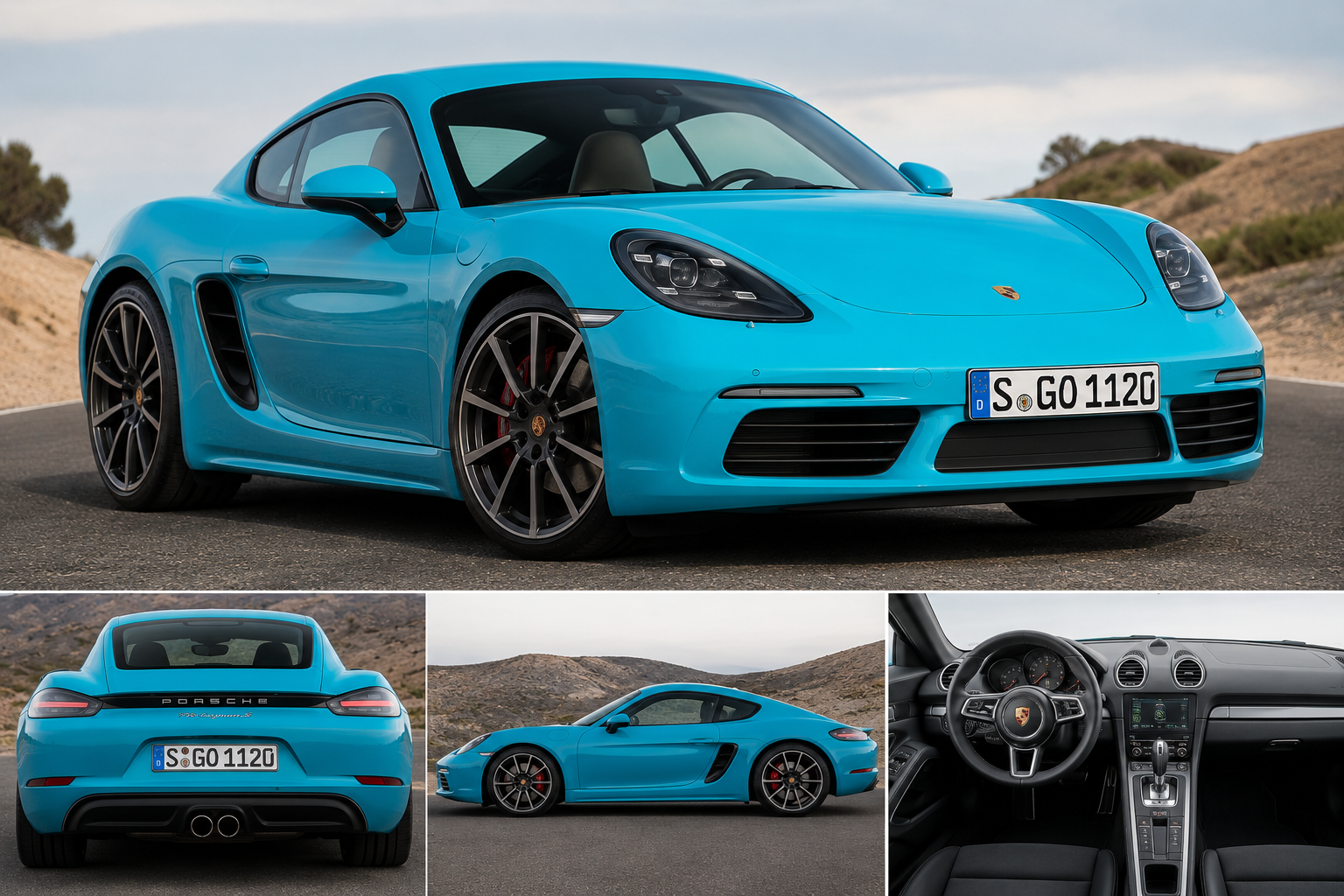 2018 Porsche 718 Cayman S 2.0T Catless Downpipe + Titanium Valved Catback Exhaust System