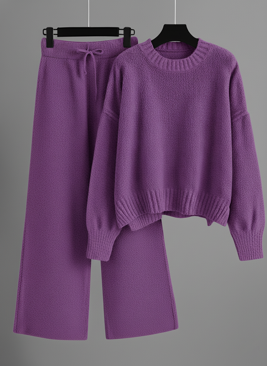 ⏰ LAST DAY SAVE 50% 💥2025 Hot Sale Casual Soft Cashmere Sweater Suit