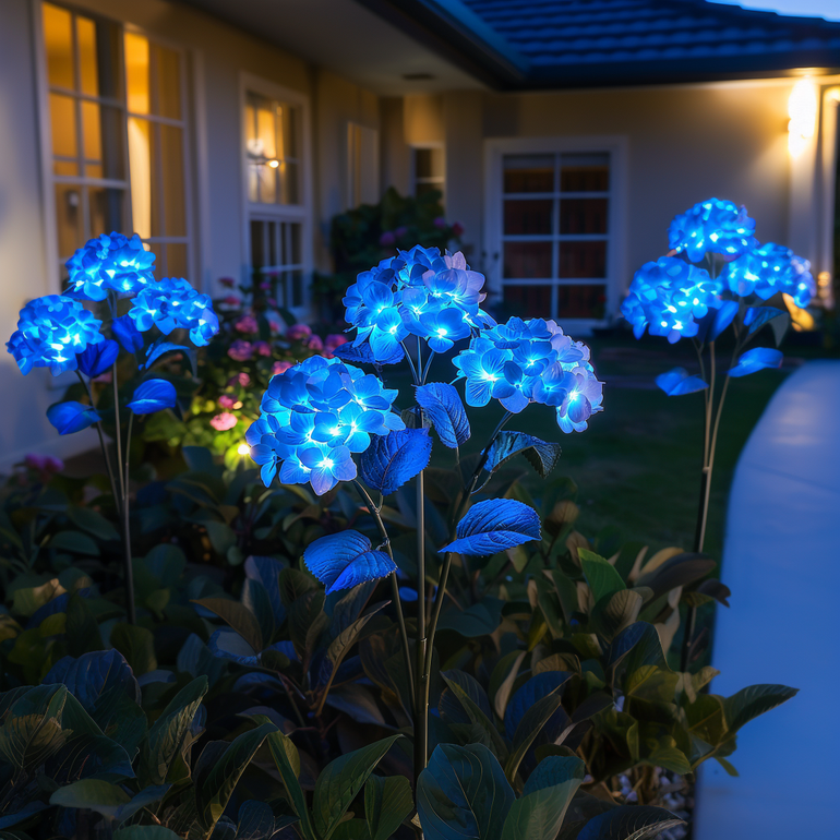 Solar Fairy Hydrangea Lights