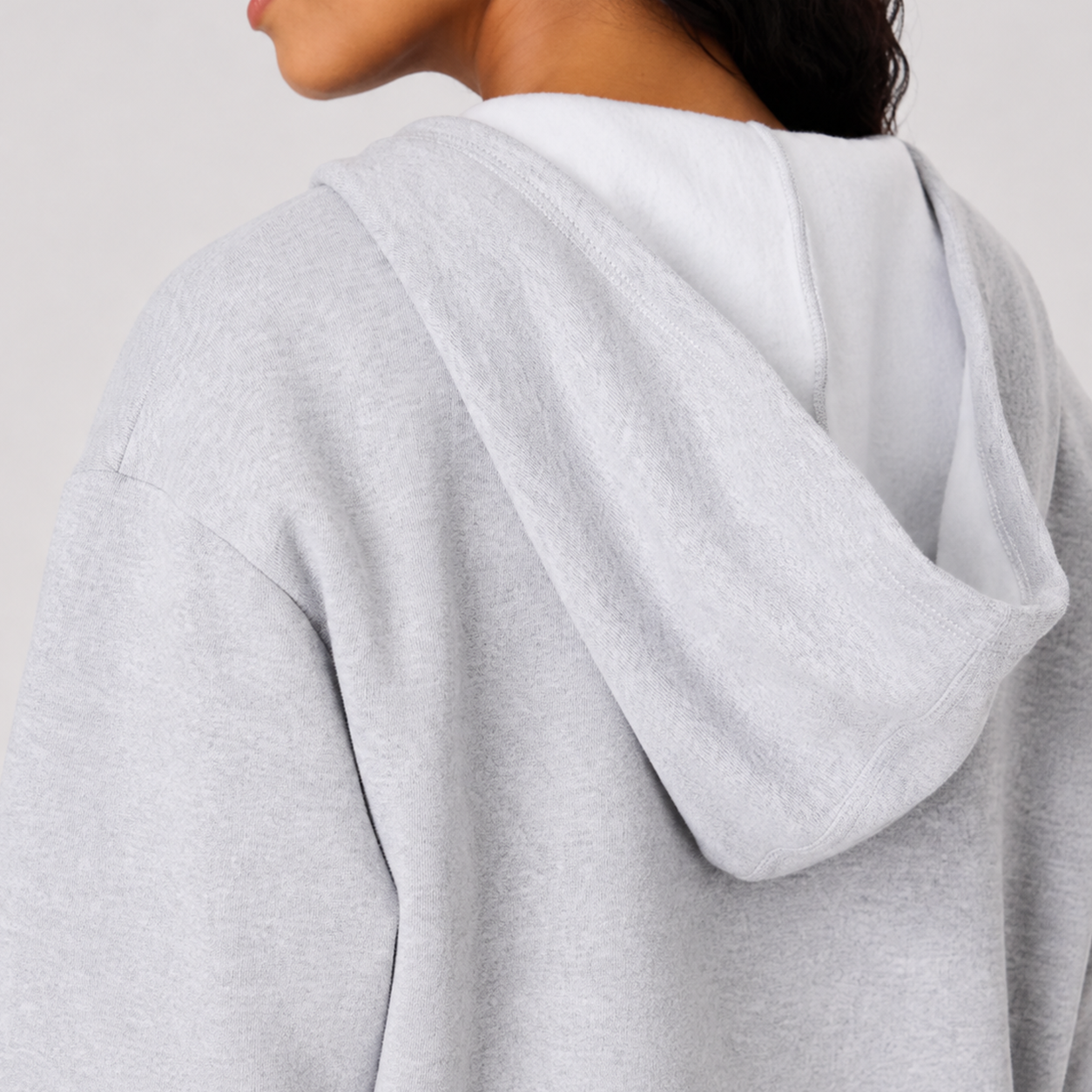 Women's soft, mid-weight fleece sweatshirt, full-zip hoodie, and quarter-zip sweatshirt.