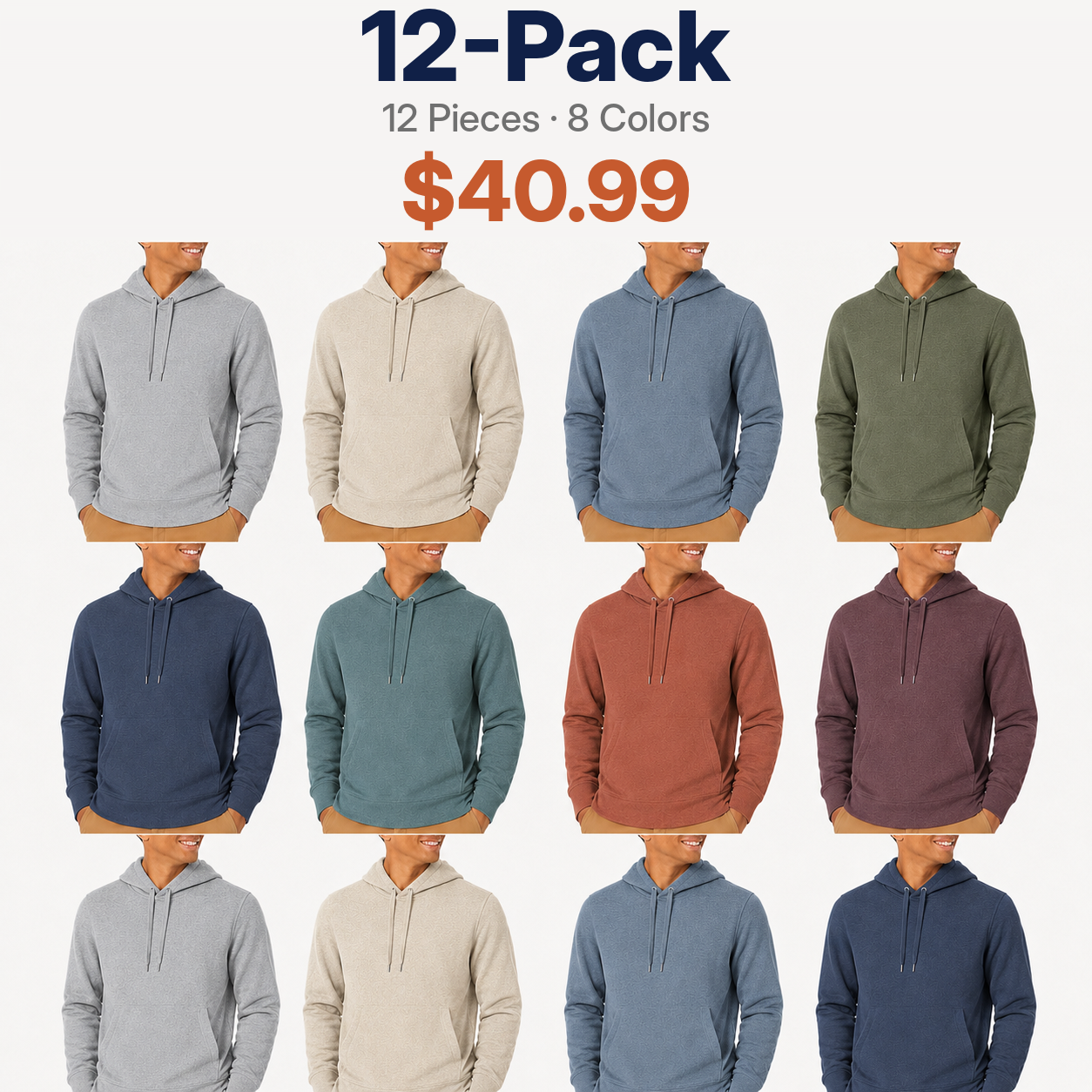 Men's Fleece Hoodie (Available in Big & Tall Sizes)