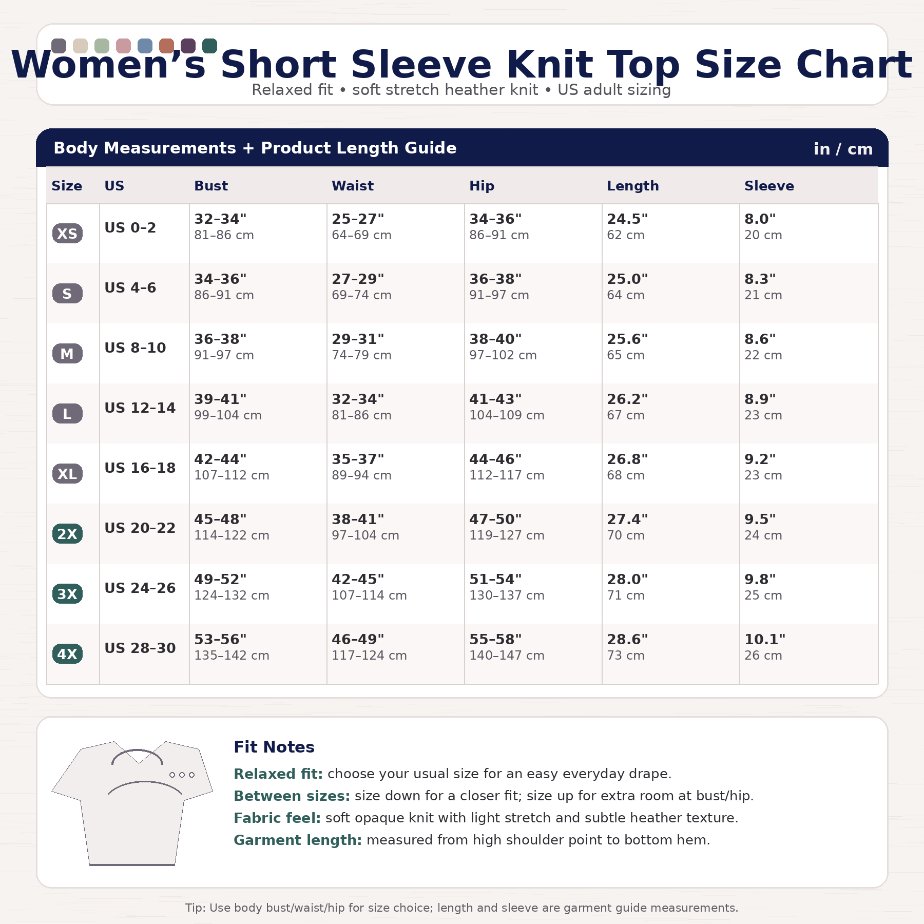 Women's Summer T-Shirt / Short-Sleeve Square-Neck Top