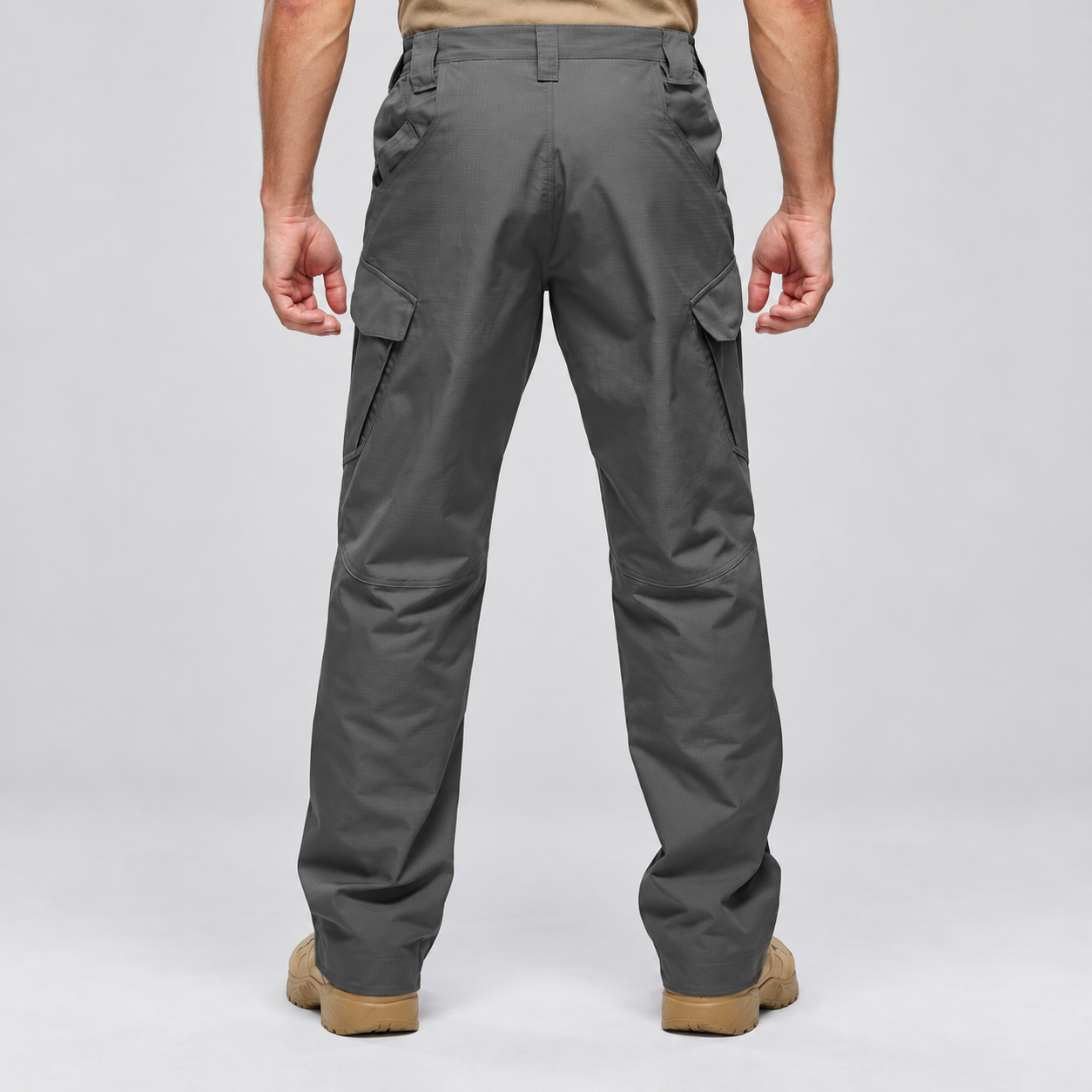 Men's Tactical Cargo Work Pants – Multi-Pocket Straight-Leg Pants