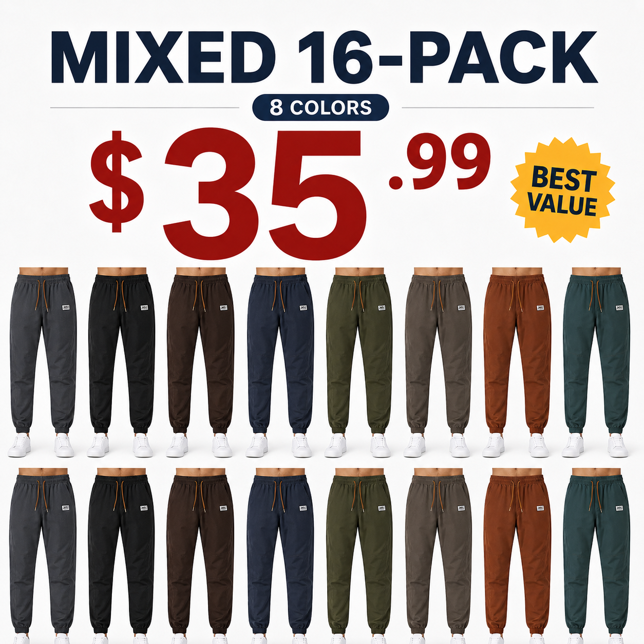 Men's Multi-Pocket Slim-Fit Casual Cargo Pants / Tactical Cargo Pants