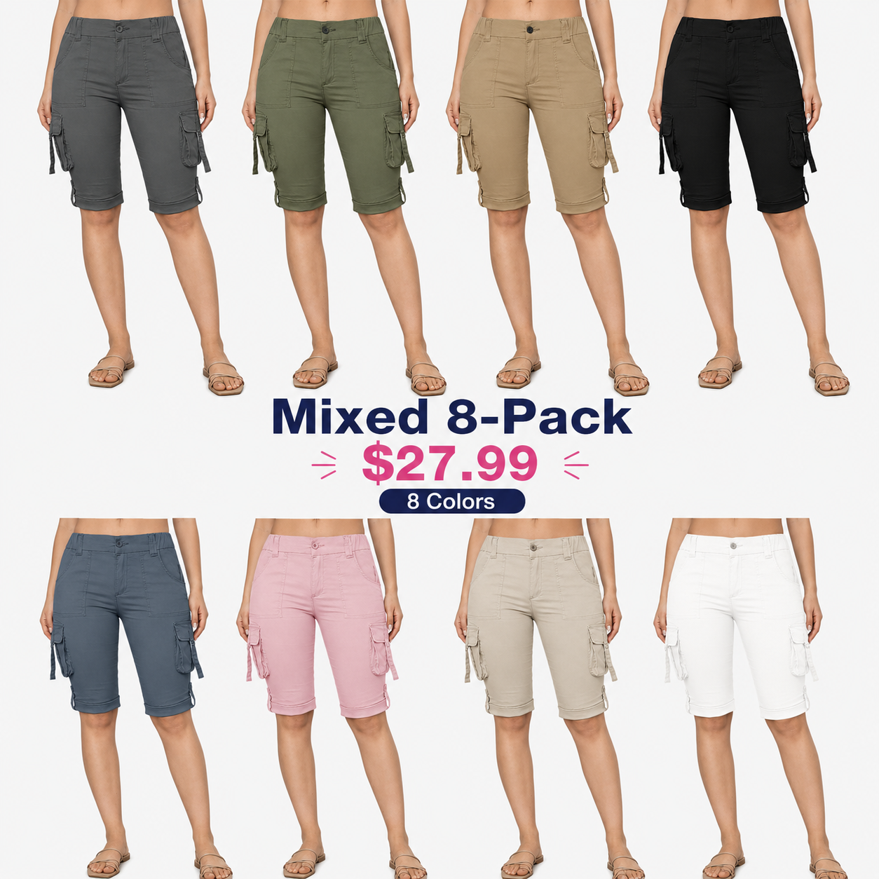 Women's hiking shorts, cargo shorts