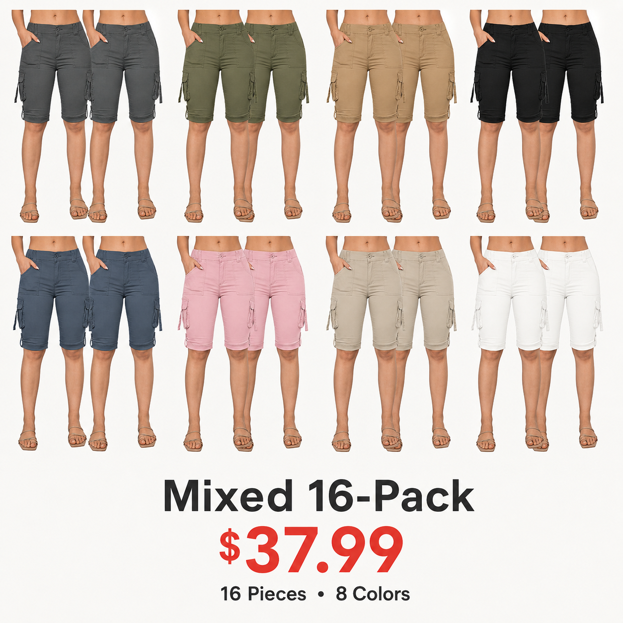 Women's hiking shorts, cargo shorts