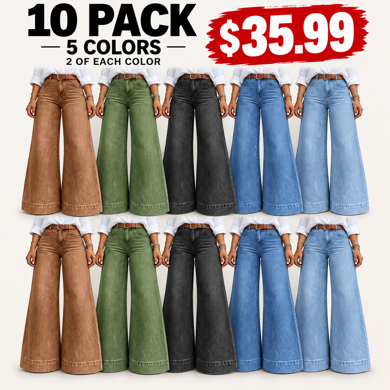 Women's Loose Straight Leg Jeans with Pockets, Comfortable and Fashionable, Perfect for Daily Wear, Versatile Casual Style