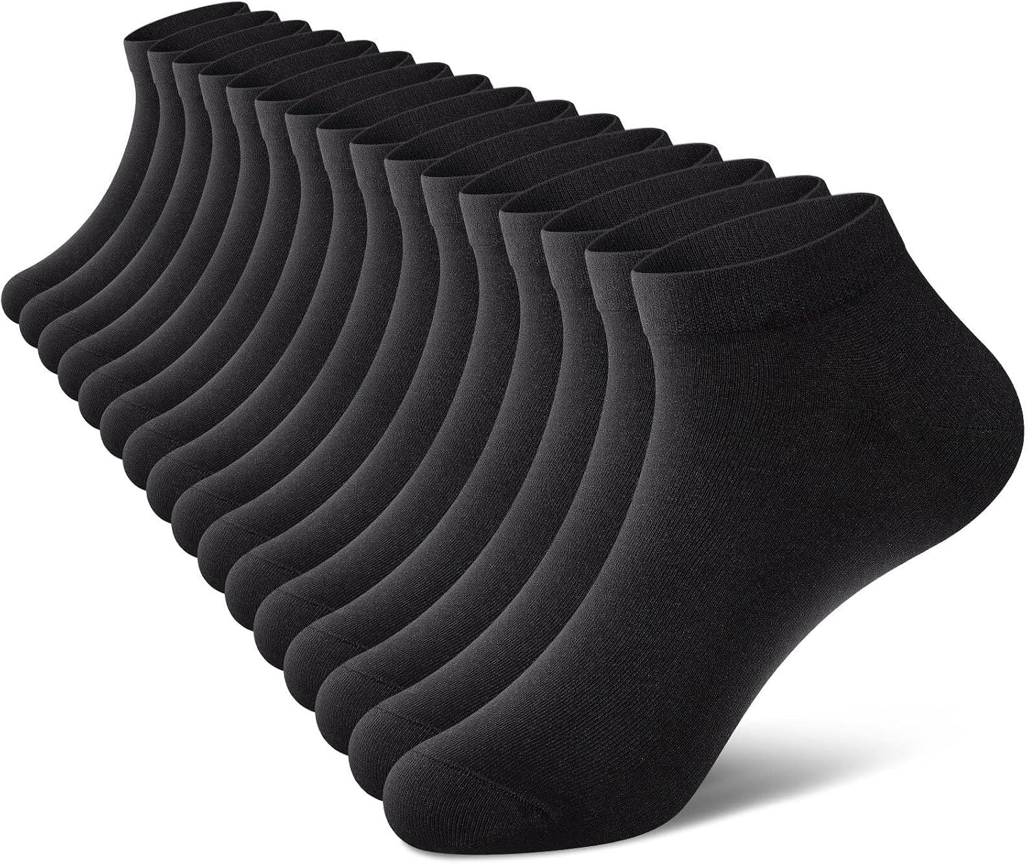 Men's invisible low-cut cotton casual socks, non-slip cuffs, sizes 6-10/11-13