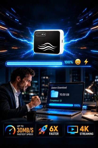 Tragbarer 4G LTE WiFi-6-Router