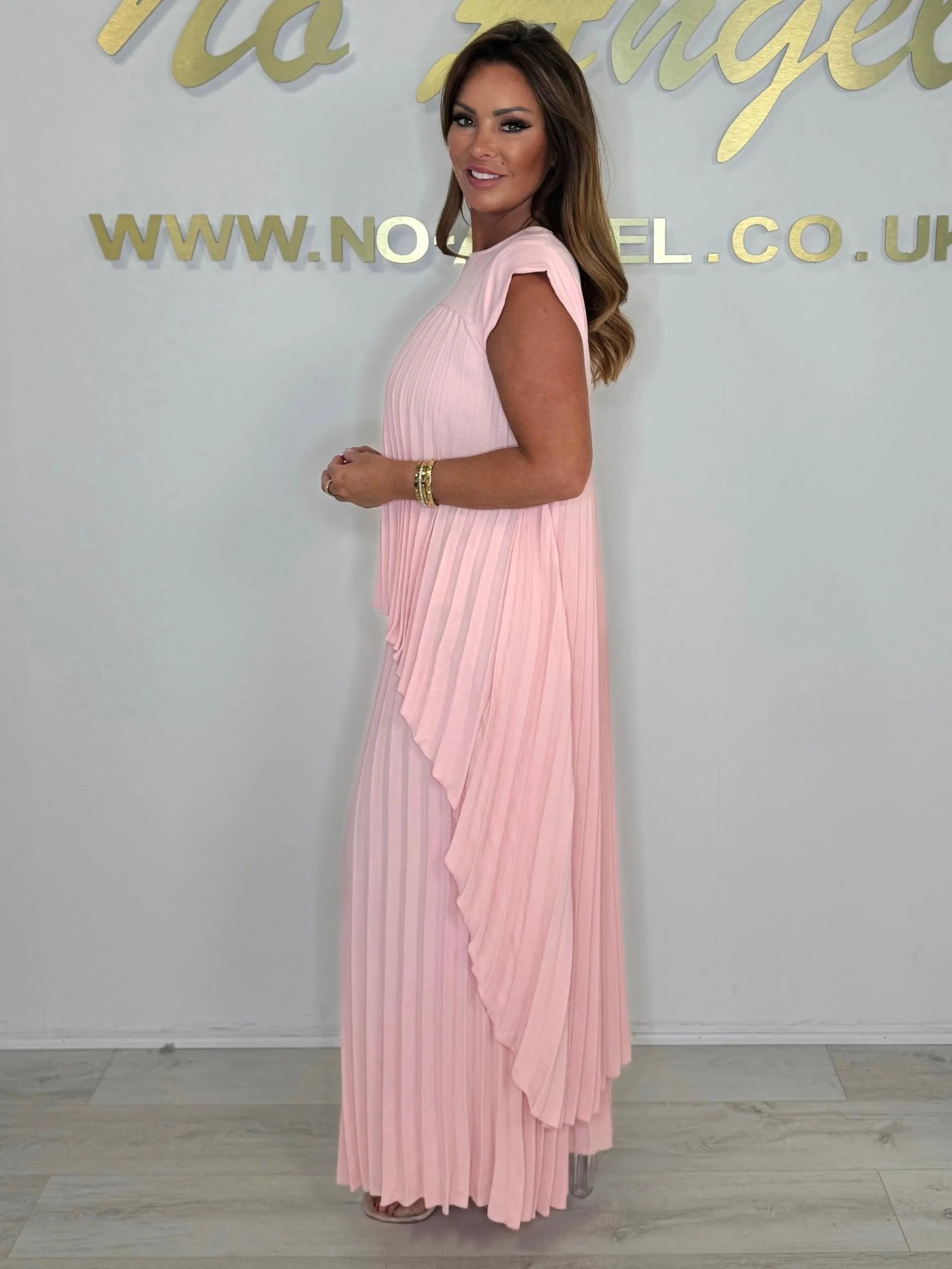 Irregular High-Low Pleated Top + Pants Two-Piece Suit (Buy 2 Free Shipping)