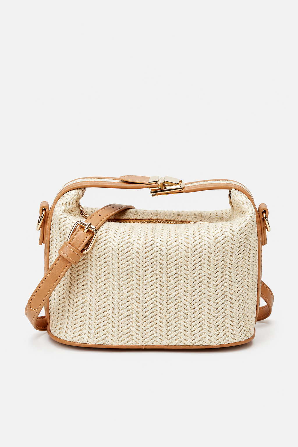Handmade Woven Straw Mini Bag – Casual Women's Shoulder, Crossbody, and Handheld Bag