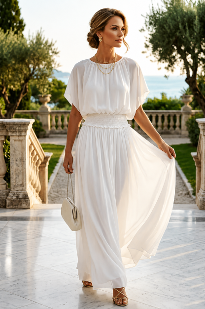 Women's Elegant Chiffon Evening Gown