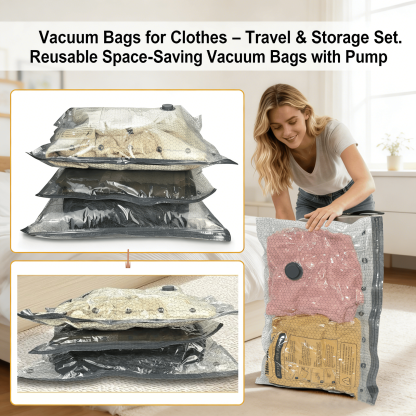 Vakuumbeutel-Set für Kleidung und Reisen