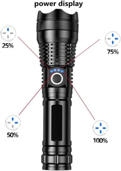 Wiederaufladbare LED-Taschenlampe