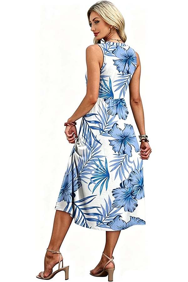 Women's Long Summer Bohemian Dress — 2026 Trendy Beach Dress (With Pockets)