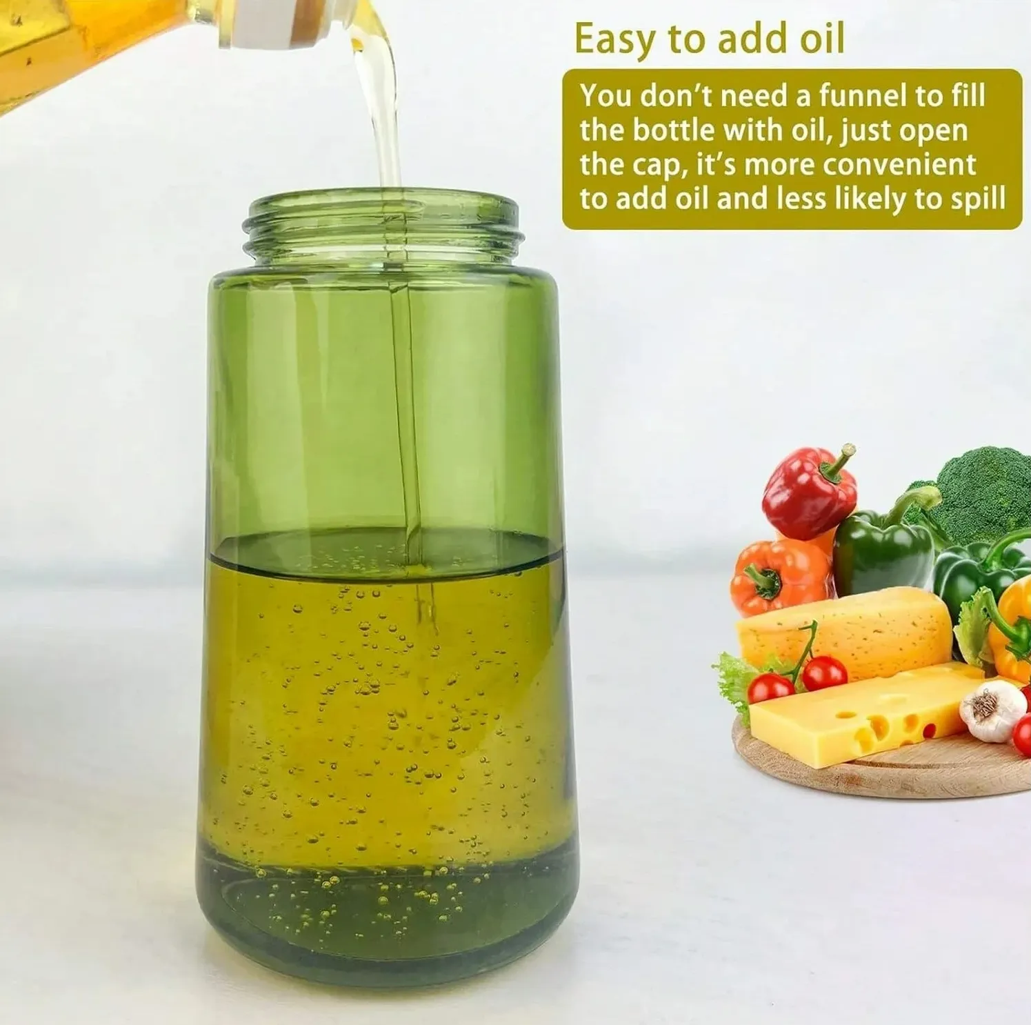 2-in-1-Sprühflasche aus Glas