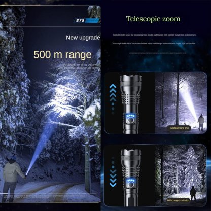 Wiederaufladbare LED-Taschenlampe