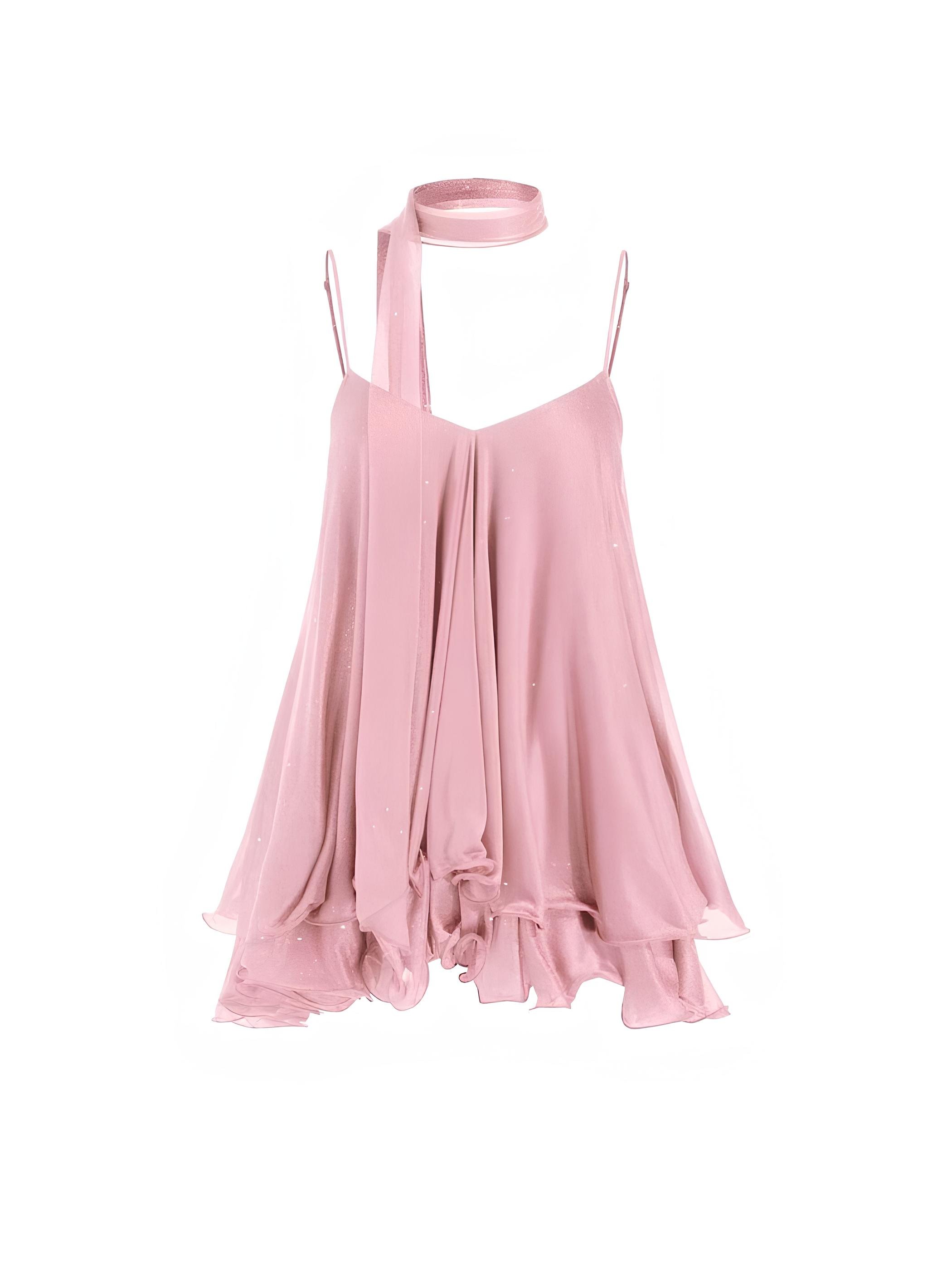 Chiffon Swing Mini Dress（Buy 2 Set— Save $10 & Enjoy Free Shipping）