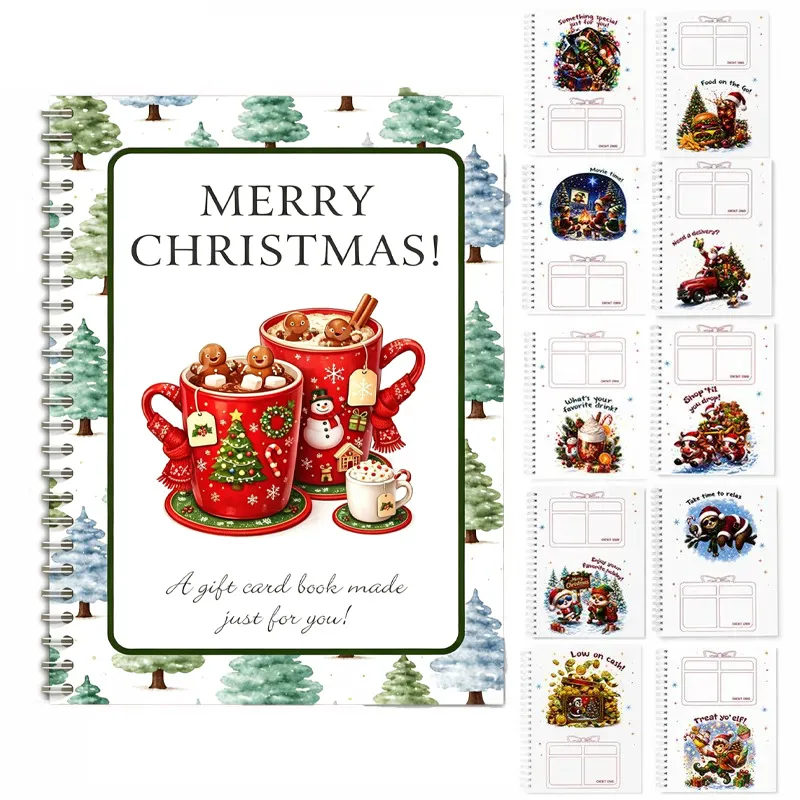 Weihnachtsalbum für Geschenkkarten