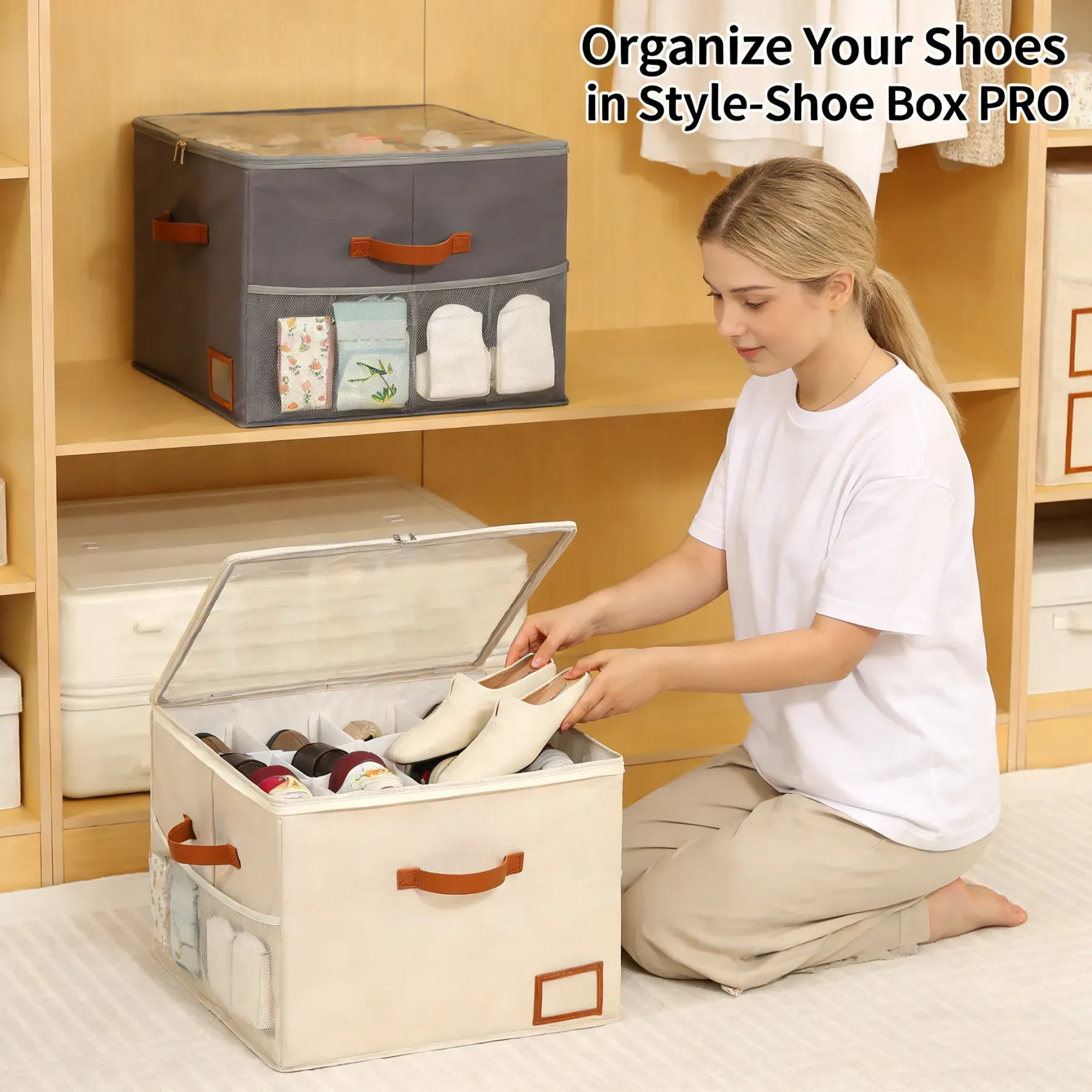 Schuh-Organizer für den Kleiderschrank
