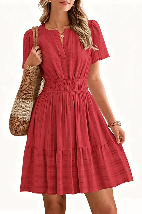 Women's Boho V-Neck Mini Dress(Buy 2 Free Shipping)