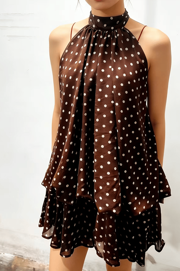 Women's Chiffon Halter Mini Dress(Buy 2 Free Shipping)