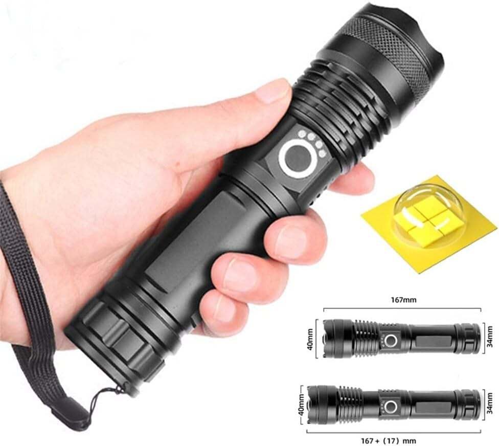Wiederaufladbare LED-Taschenlampe