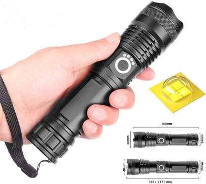 Wiederaufladbare LED-Taschenlampe