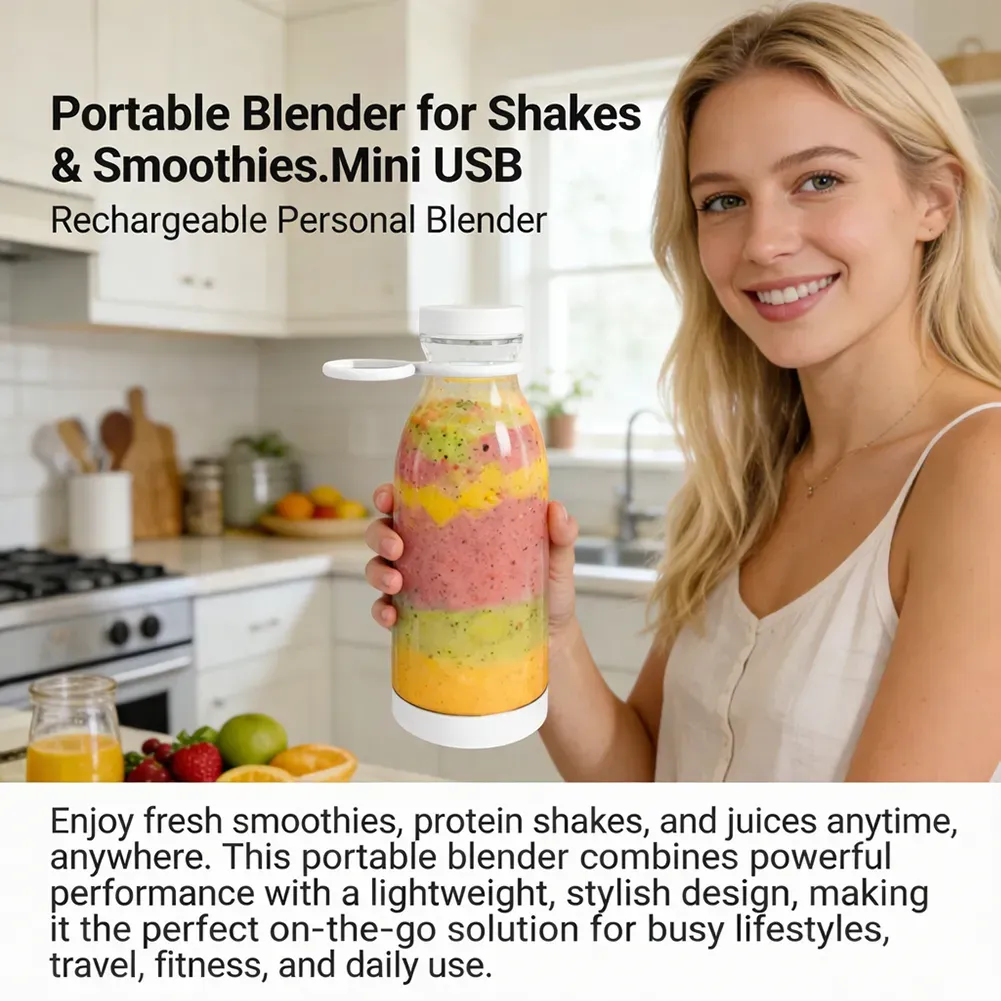Tragbarer Mixer für Shakes und Smoothies