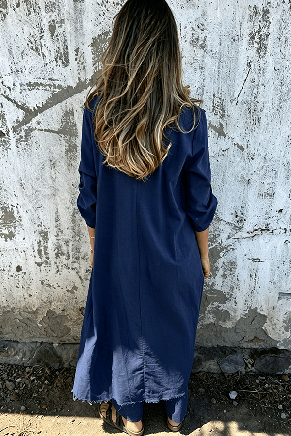 Linen-Blend Loose-Fit Matching Set(Buy 2 Free Shipping)