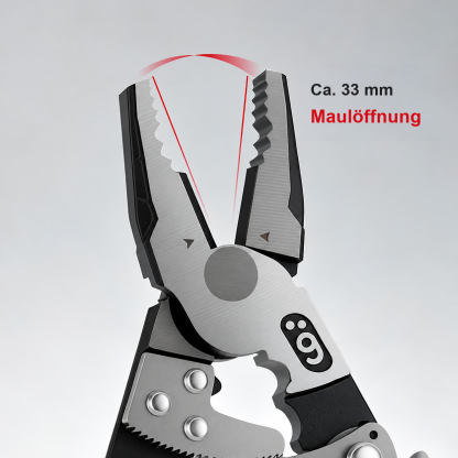 Backenöffnung ca. 33 mm