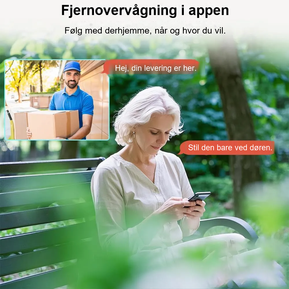 Indgang om natten med støtte fra M20-nattesyn