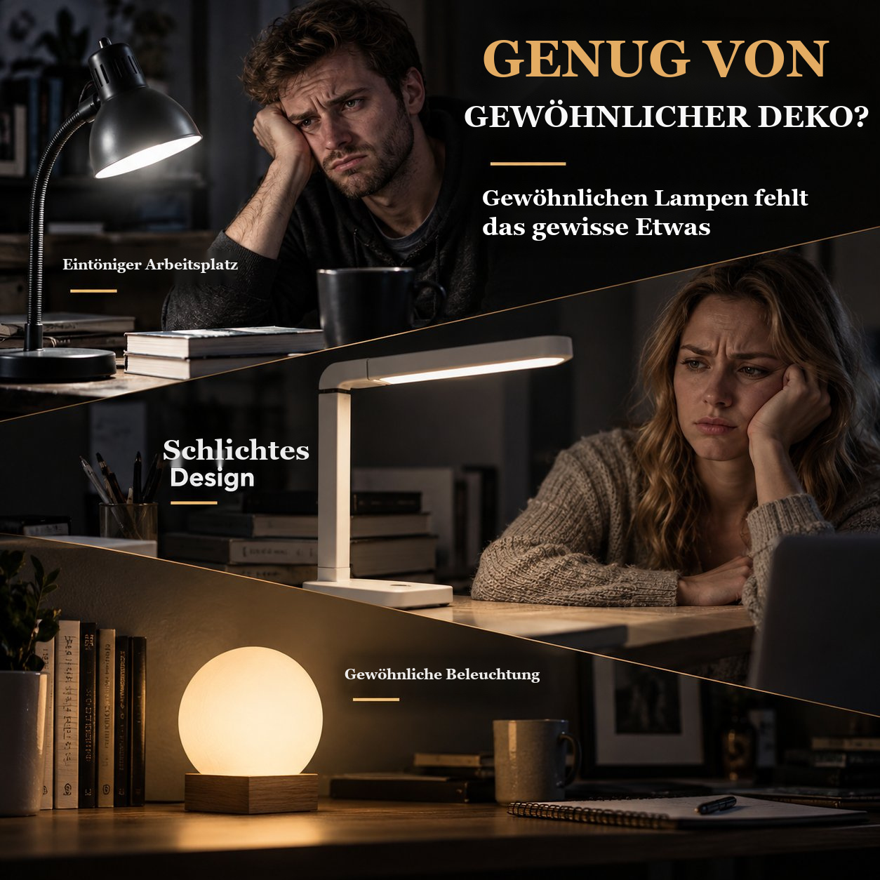 3D-Drachenlampe auf schwebendem Buch – Warmes Dekolicht