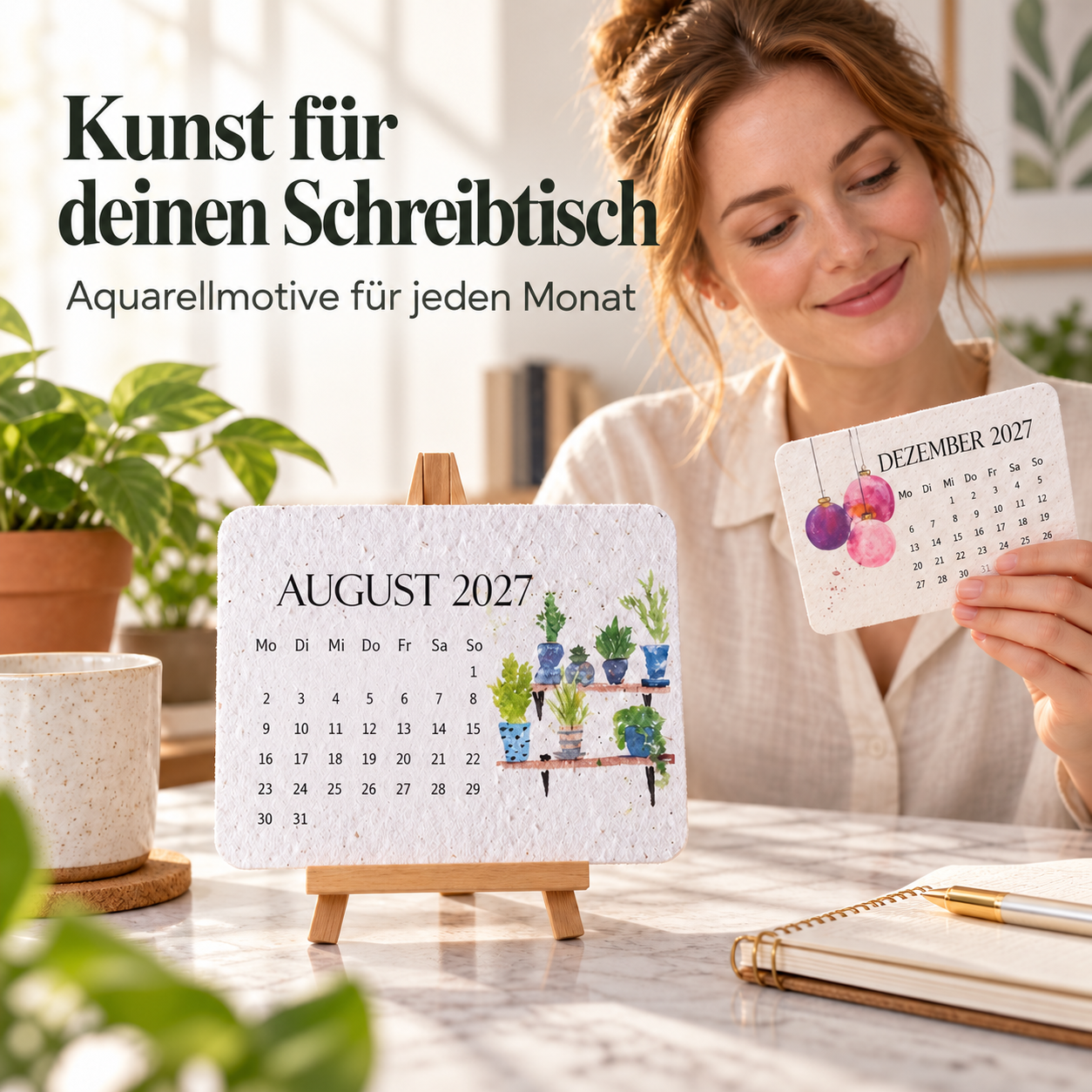 Pflanzbarer Saatkalender 2027 – ein Geschenk, das weiterwächst – lokalisierte Motivabbildung