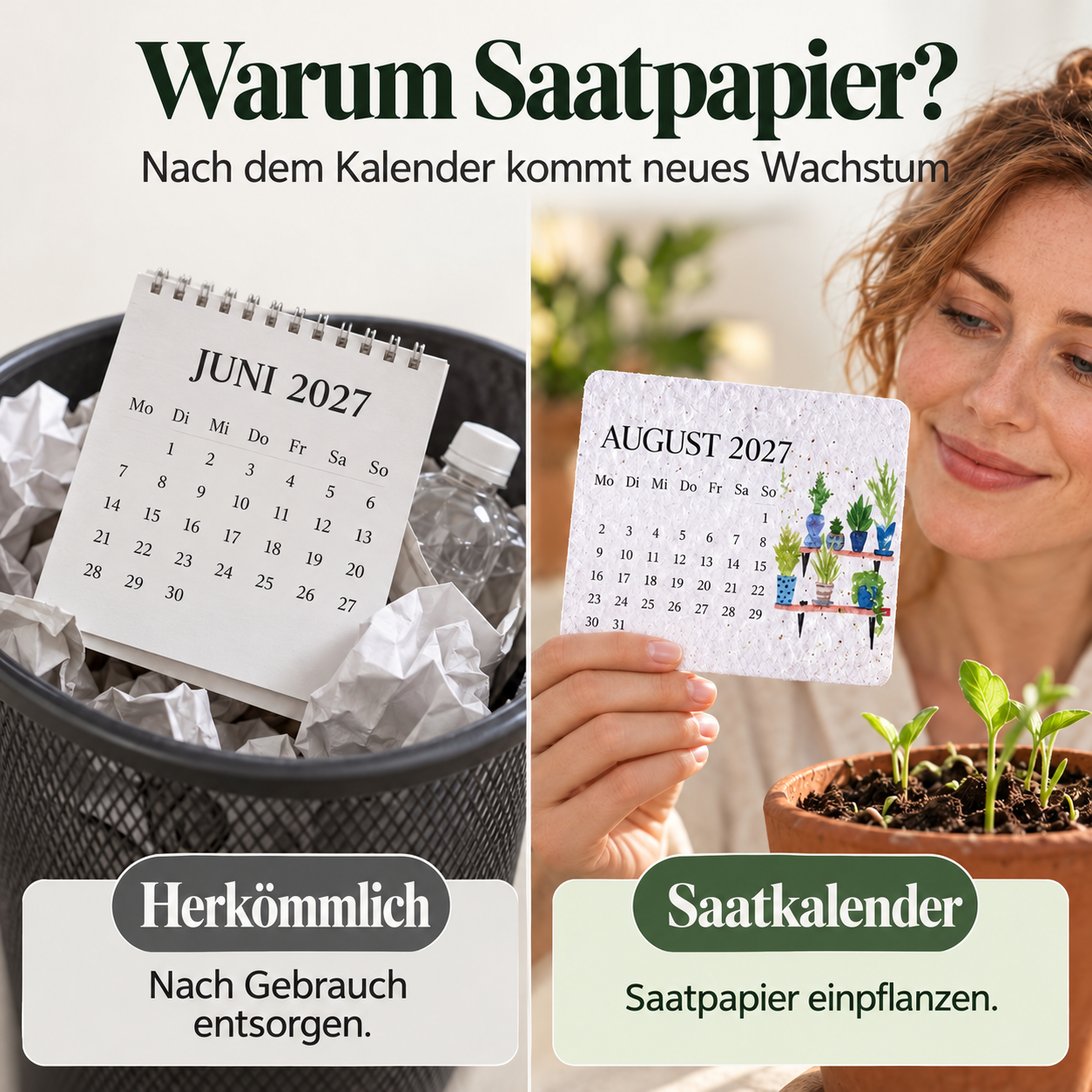 Pflanzbarer Saatkalender 2027 – ein Geschenk, das weiterwächst – lokalisierte Motivabbildung