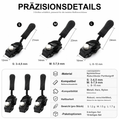 🔧 Universelles Reißverschluss-Reparaturwerkzeug | Soforthilfe für defekte Reißverschlüsse