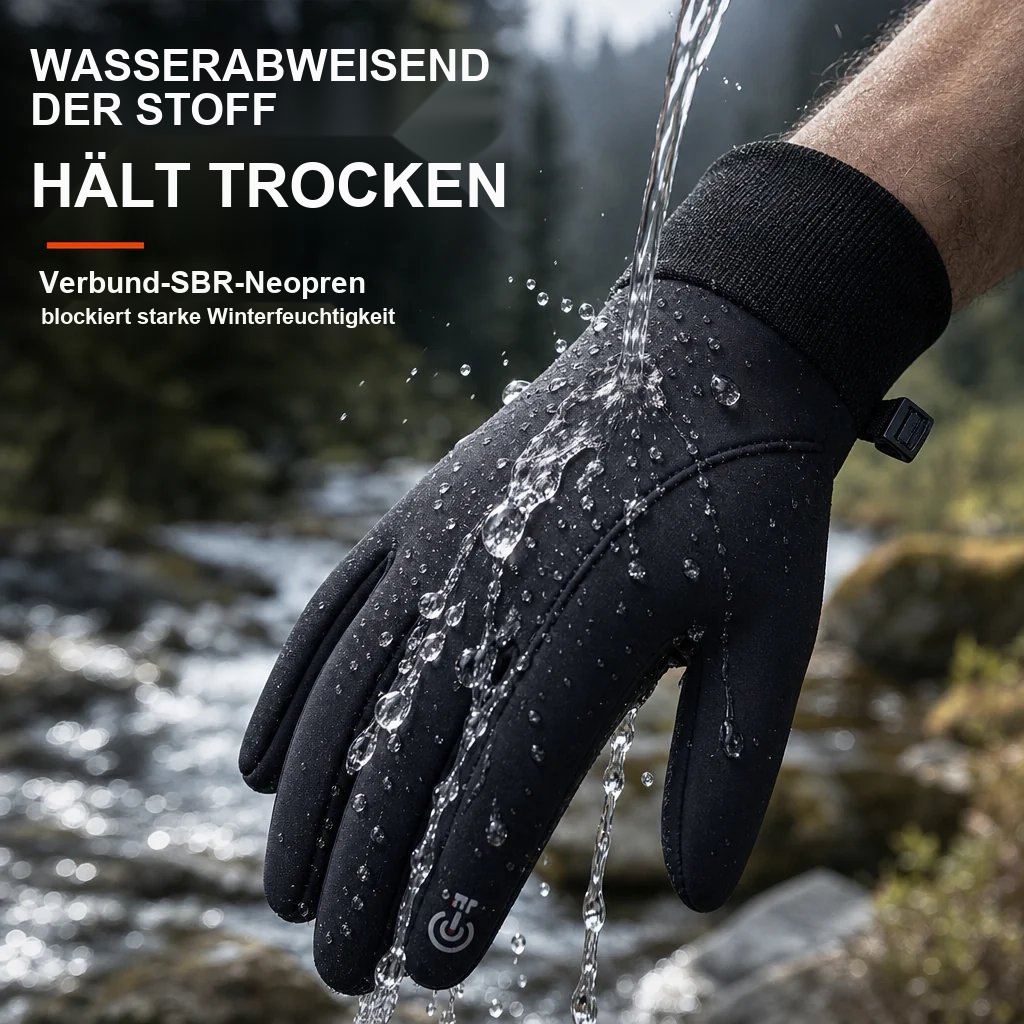 ✋️🤗 Wasserdichte Winter-Fahrradhandschuhe für Damen und Herren