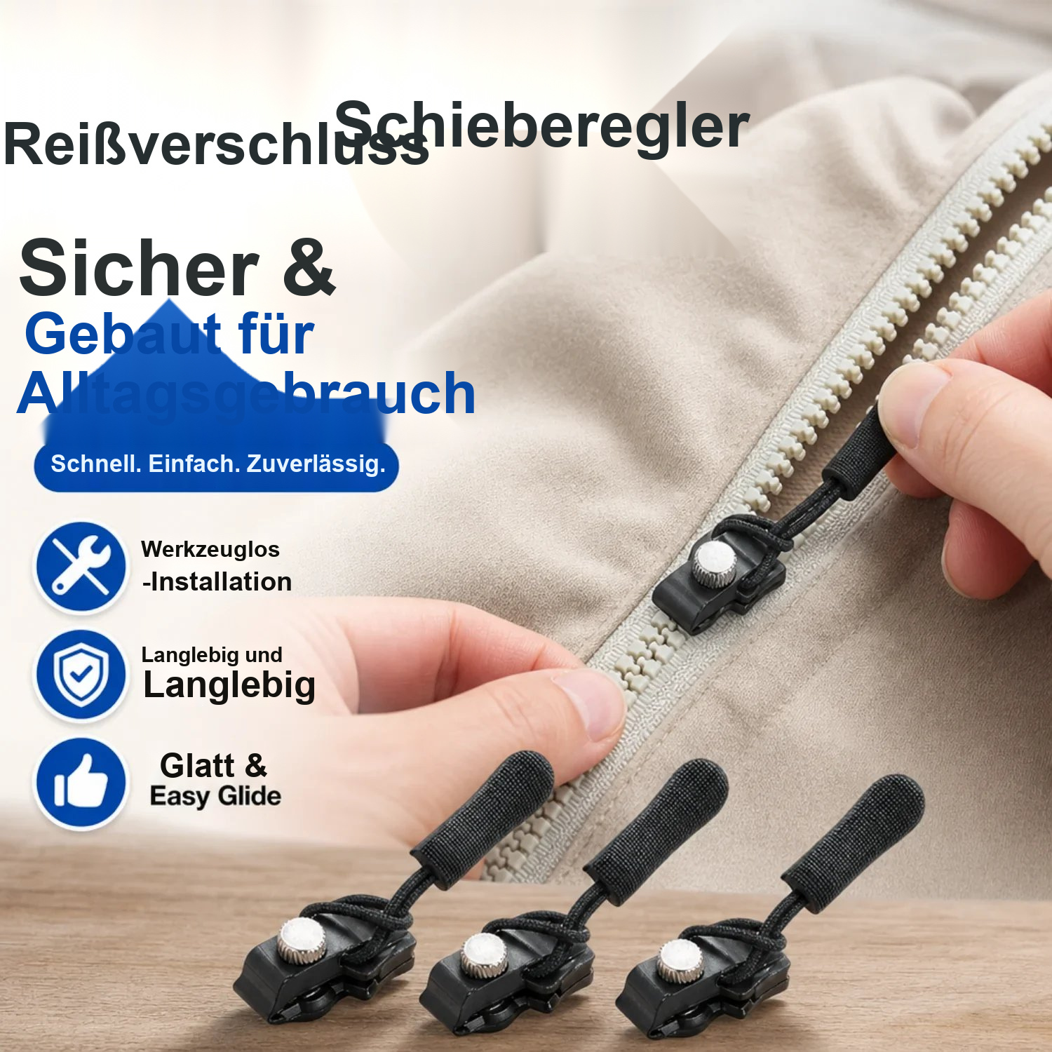 🔧 Universelles Reißverschluss-Reparaturwerkzeug | Soforthilfe für defekte Reißverschlüsse