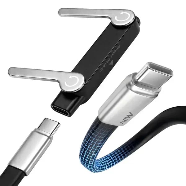 240-W-Schnellladekabel mit abnehmbarem Ständer