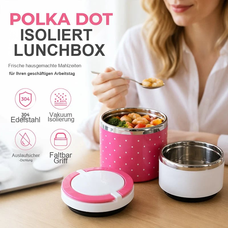 📢📢⏰ Tragbare isolierte Edelstahl-Lunchbox