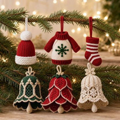 DIY-Weihnachts-Häkelanhänger – Stilvolle und niedliche Dekoration