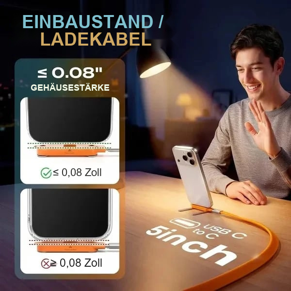 240-W-Schnellladekabel mit abnehmbarem Ständer