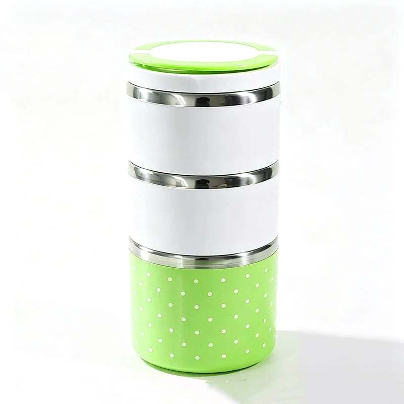 📢📢⏰ Tragbare isolierte Edelstahl-Lunchbox
