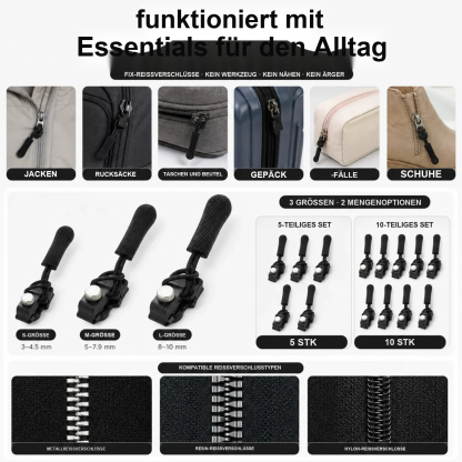 🔧 Universelles Reißverschluss-Reparaturwerkzeug | Soforthilfe für defekte Reißverschlüsse