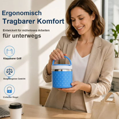 📢📢⏰ Tragbare isolierte Edelstahl-Lunchbox