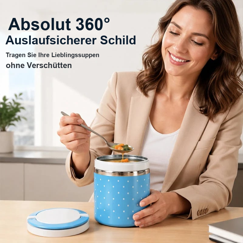 📢📢⏰ Tragbare isolierte Edelstahl-Lunchbox